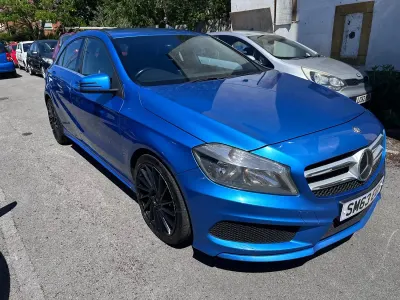 Used Mercedes A180 AMG 109 HP (80 kW) 2013 Blue Hatchback