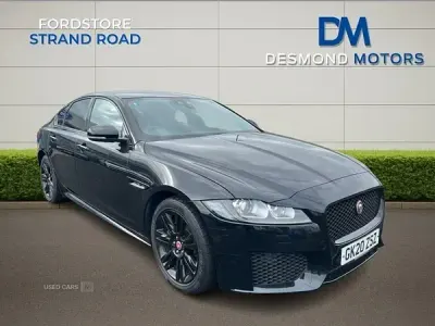 Used Jaguar XF Chequered Flag 250 HP (183 kW) 2020 Black Sedan