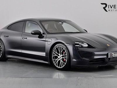 Volcano grey Used 2021 Porsche Taycan Performance Package Sedan | £47,990 (Fair price)