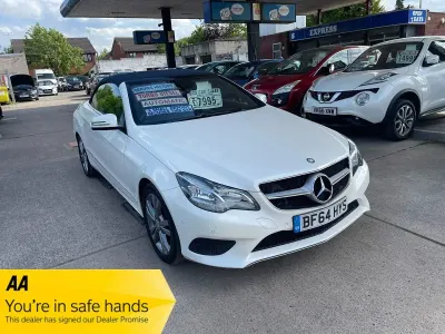 Used Mercedes E220 SE 2014 White Cabriolet