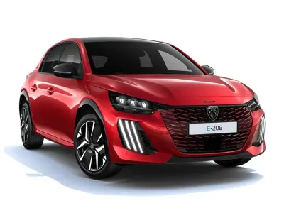 New Peugeot e-208 GT 114 kW (156 HP) 2026 Elixir red Hatchback