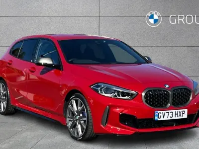 Used BMW M135 Comfort Edition 302 HP (222 kW) 2024 Red Hatchback