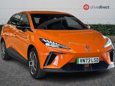 Used MG MG4 EV Trophy 2023 Orange Hatchback