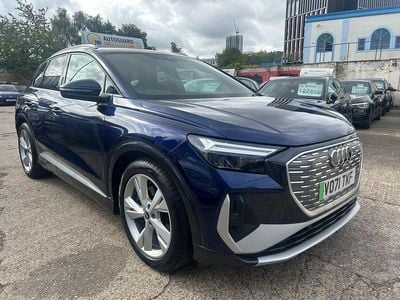 Blue Used 2021 Audi Q4 e-tron S-Line SUV | £17,490