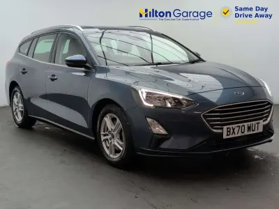 Used Ford Focus Zetec 120 HP (88 kW) 2020 Blue Estate