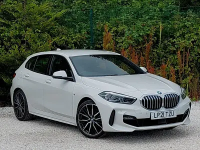 Used BMW 118 M Sport 136 HP (100 kW) 2021 White Hatchback