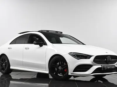 Used Mercedes CLA200 AMG Line Premium Plus 163 HP (119 kW) 2020 White Coupe