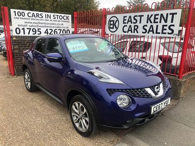 Używany Nissan Juke S 110 KM (80 kW) 2017 Niebieski SUV