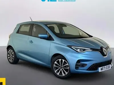 Used Renault Zoe GT-Line 100 kW (136 HP) 2021 Blue Hatchback