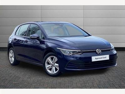 Used VW Golf VIII Life 130 HP (95 kW) 2021 Blue Hatchback