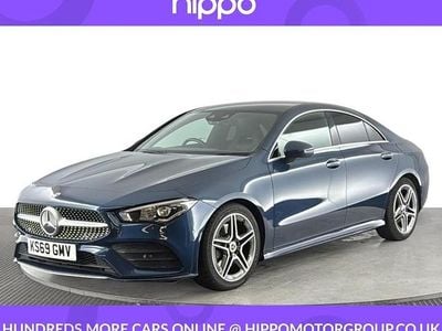 Blue Used 2019 Mercedes CLA220 AMG Line Premium Sedan | £21,200 (Fair price)