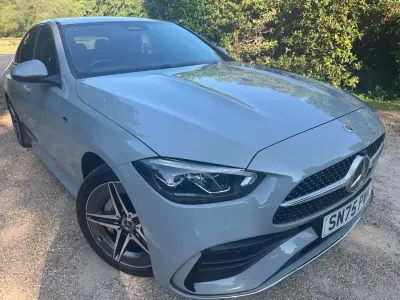 Used Mercedes C300e AMG line 2025 Grey Sedan