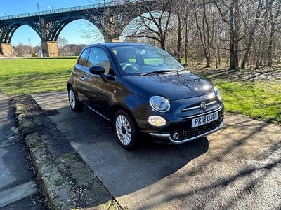 Used Fiat 500 Lounge 69 HP (50 kW) 2018 Black Hatchback