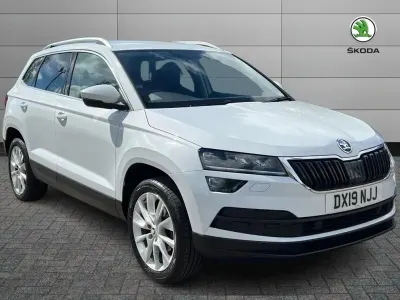 Gebraucht Skoda Karoq SE L 150 PS (110 kW) 2019 Weiß SUV