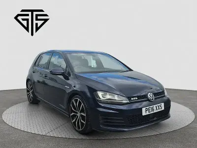 Used VW Golf VII GTD 184 HP (135 kW) 2016 Blue Hatchback