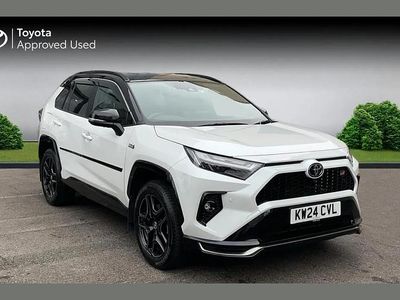 White/black Used 2024 Toyota RAV4 Hybrid Sport SUV | £37,679 (A bit pricey)