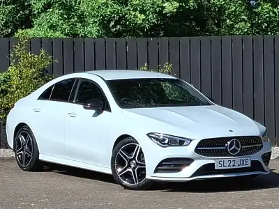 Used Mercedes CLA180 AMG Line Premium 136 HP (100 kW) 2022 White Sedan