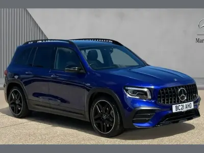 Used Mercedes GLB35 Premium Plus 306 HP (225 kW) 2021 Galaxy blue metallic SUV