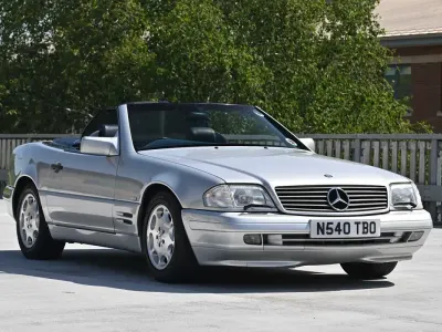 Used Mercedes SL500 1996 Silver Cabriolet