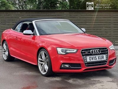 Used Audi S5 Cabriolet Design 333 HP (244 kW) 2015 Red Cabriolet
