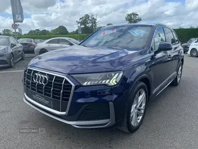 Used Audi Q7 S-Line 286 HP (210 kW) 2022 Blue SUV
