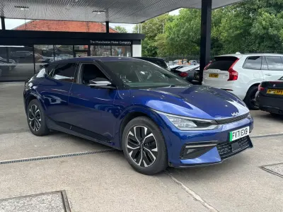 Used Kia EV6 GT-Line 166 kW (226 HP) 2021 Blue SUV