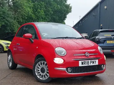Used Fiat 500 Lounge 69 HP (50 kW) 2018 Red Hatchback