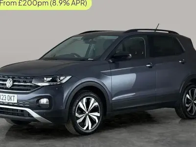 Used VW T-Cross Black Edition 110 HP (80 kW) 2023 Grey SUV