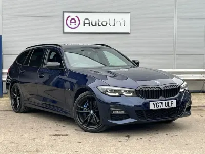 Usado BMW 330e M Sport 292 CV (214 kW) 2021 Azul Familiar