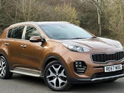 Begagnad Kia Sportage GT-Line 174 HK (127 kW) 2017 Brun SUV
