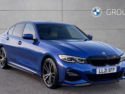 Used BMW 330e M Sport 292 HP (214 kW) 2021 Blue Sedan
