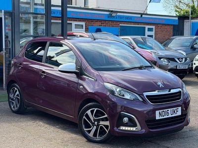 Begagnad Peugeot 108 Allure 82 HK (60 kW) 2016 Lila Halvkombi