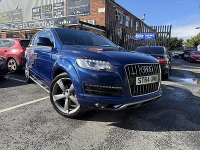 Used Audi Q7 S-Line 242 HP (177 kW) 2014 Blue SUV