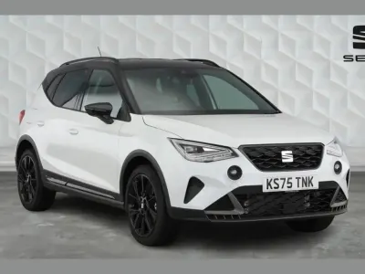 Nowe Seat Arona Black Edition 113 KM (83 kW) 2025 Biały SUV