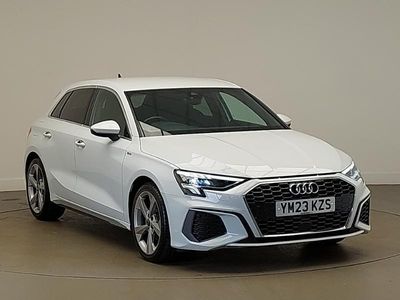 Used Audi A3 S-Line 150 HP (110 kW) 2023 White Sedan