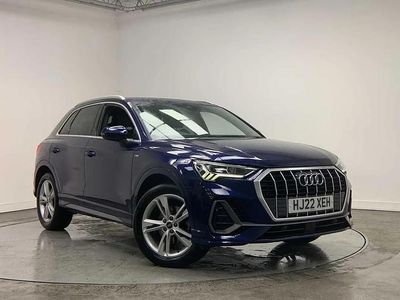 Blue Used 2022 Audi Q3 S-Line SUV | £26,900 (Fair price)