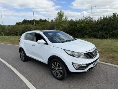 Used Kia Sportage 134 HP (98 kW) 2013 White SUV