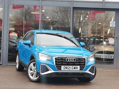 Used Audi Q2 S-Line 110 HP (80 kW) 2021 Blue SUV