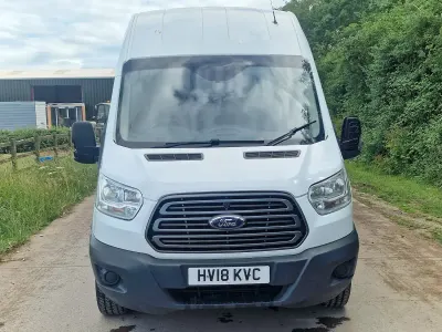 Used Ford Transit 130 HP (95 kW) 2018 White Van