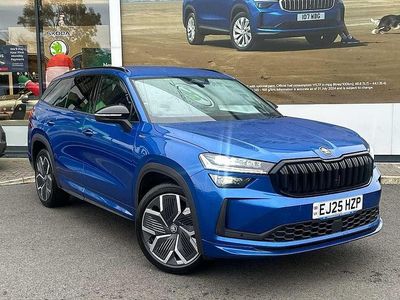 Used Skoda Kodiaq SportLine 147 HP (108 kW) 2025 Race blue metallic SUV