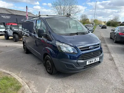 Käytetty Ford Transit Custom 100 HP (73 kW) 2014 Sininen Van