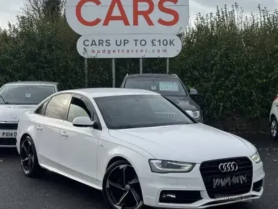 Begagnad Audi A4 Black Edition 2013 Vit Sedan