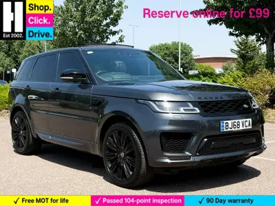 Used Land Rover Range Rover Sport Autobiography Dynamic 306 HP (225 kW) 2018 Grey SUV