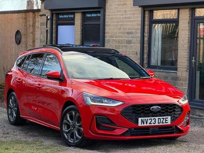 Red Used 2023 Ford Focus ST-Line Estate | £9,990