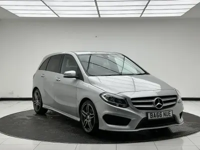 Used Mercedes B180 AMG line 122 HP (89 kW) 2017 Silver Hatchback