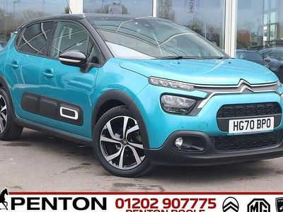Used Citroën C3 PureTech 110 HP (80 kW) 2021 Blue Hatchback