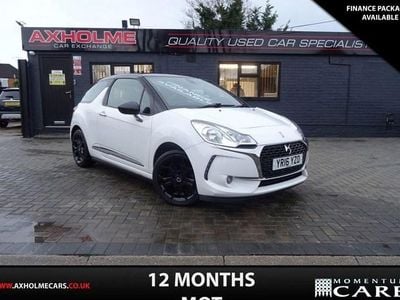 White Used 2016 DS Automobiles DS3 Chic Hatchback | £3,795 (Fair price)
