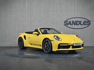 Yellow Used 2022 Porsche 911 Turbo S Cabriolet Cabriolet | £144,999 (Fair price)