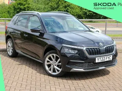 Used Skoda Kamiq SE L Executive 147 HP (108 kW) 2022 Black magic pearl effect SUV
