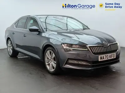 Used Skoda Superb SE L 218 HP (160 kW) 2020 Grey Hatchback